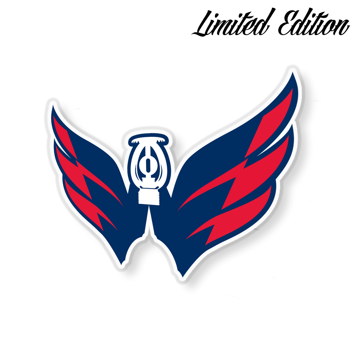 Washington Capitals NHL Sticker Sprinkler Life Washington capitals nhl sticker sprinkler life