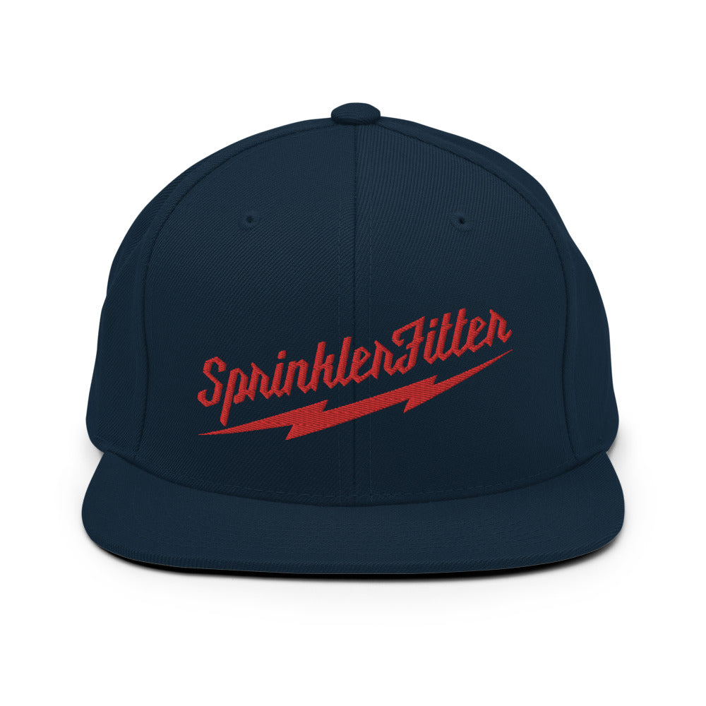 Red Bolt Snapback Hat – Sprinkler Life