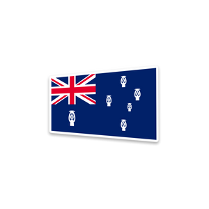 Australian Sprinkler Flag Sticker