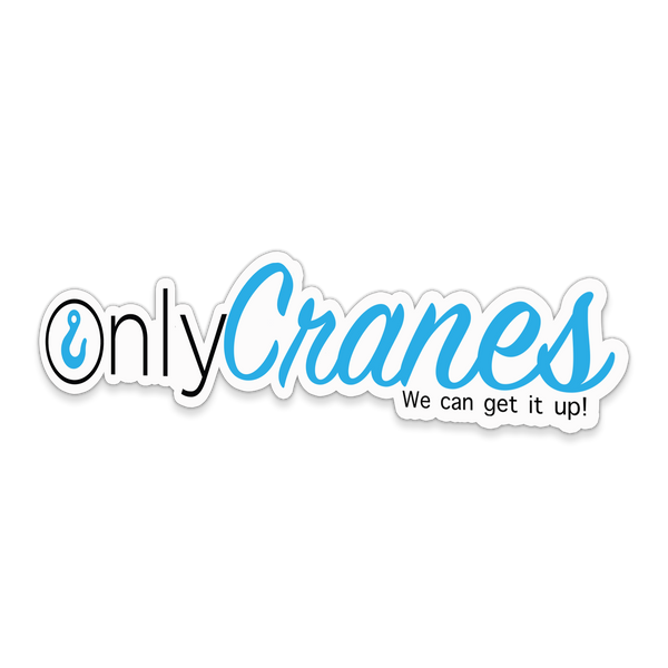 Only Cranes Sticker