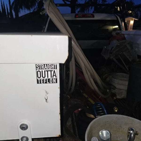 Outta Teflon Sticker