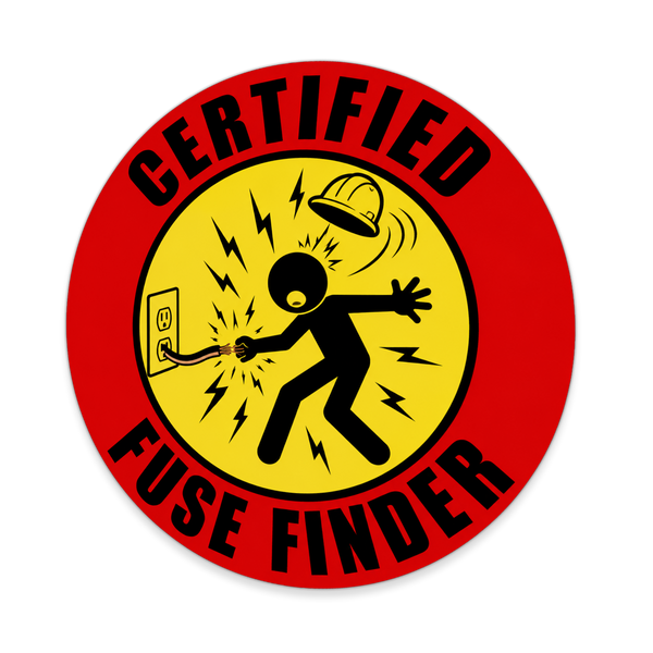 Fuse Finder Sticker