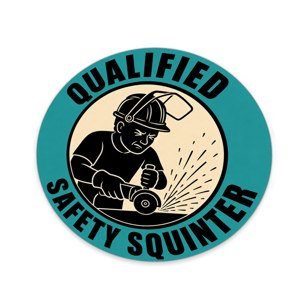 Safety Squint Sticker
