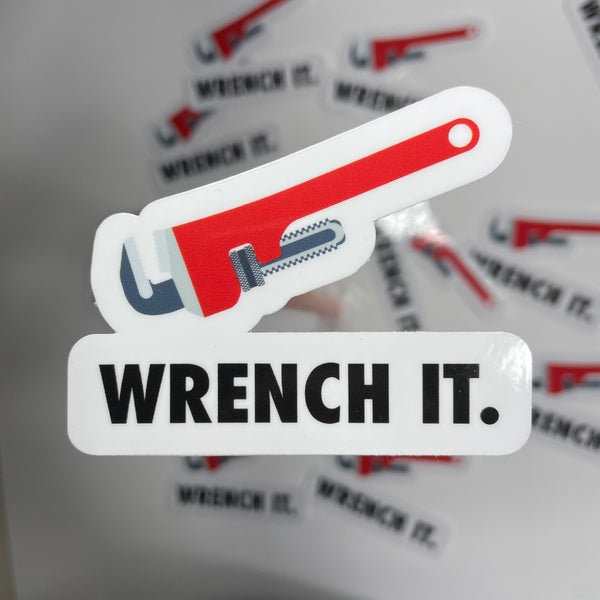 Wrench It Sticker